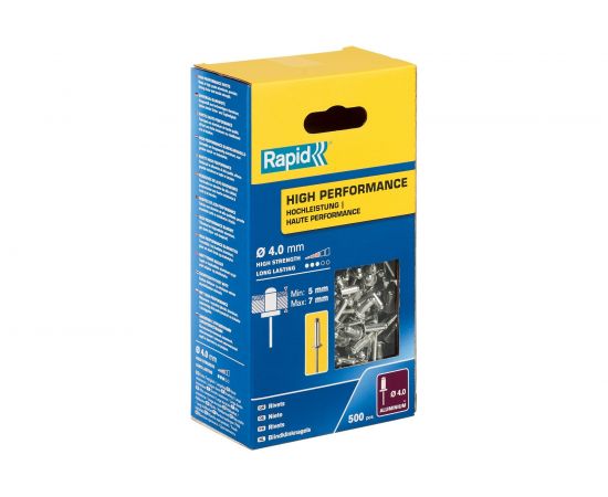Алюминиевая заклепка RAPID R:High-performance-rivet d4.0x10 мм, 500 шт. 5001433 