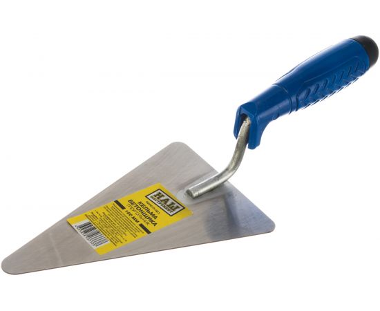 Кельма бетонщика нержавеющая сталь, треугольник НАШ ИНСТРУМЕНТ 180мм /Р/ 020310-007 