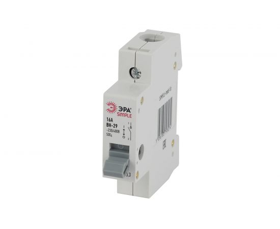 Выключатель нагрузки ЭРА SIMPLE ВН-29 1P 25А Б0039246 