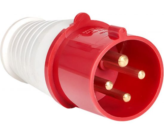 Кабельная вилка EKF 16А 3Р+Е IP44 переносная 380В ps-014-16-380 