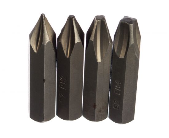 Набор насадок для ударной отвертки Автоdело S2 Professional PH 1,2,3,4х36 мм 40007 13250 