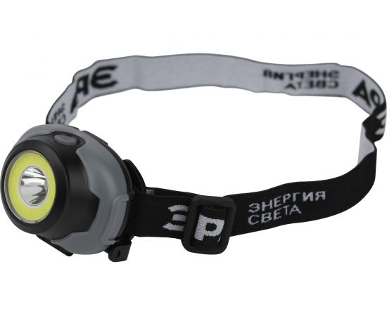 Налобный светодиодный фонарь ЭРА GB-710 Криптон, на батарейках, 3 режима, 5 Вт, СОВ, 3хААА Б0052752 