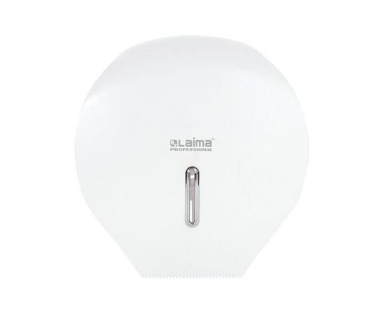 Диспенсер для туалетной бумаги ЛАЙМА PROFESSIONAL BASIC Система T2, малый, белый, ABS-пластик 606682 