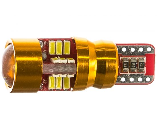 Автолампа диод T10 W5W 27 SMD диодов 1-контурная без цоколя белая SKYWAY S08201244 