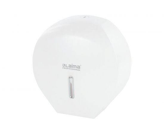 Диспенсер для туалетной бумаги ЛАЙМА PROFESSIONAL BASIC Система T2, малый, белый, ABS-пластик 606682 – изображение 2