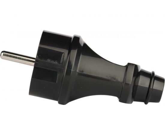 Евровилка EKF прямая, черная, 16А AVP16-30 – изображение 2