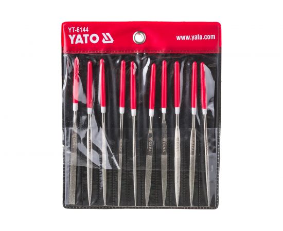 Алмазные надфили YATO 3x140x50мм 10 предметов YT-6144 – изображение 2