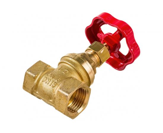 Задвижка клиновая ITAP муфтовая латунная 1/2 PN16 /12/96/ 156/1/2 1560012:735 – изображение 2