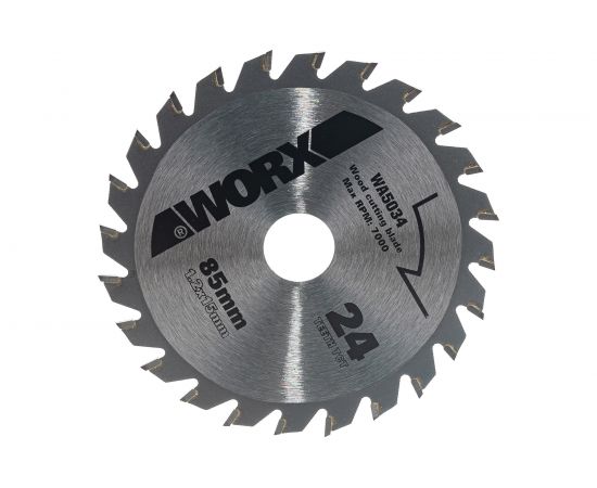 Пильный диск (24Т; 85x1.2x15 мм) твердосплавный WORX WA5034 – изображение 2
