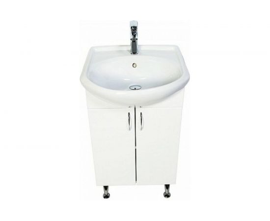 Напольная тумба с раковиной Orange Роса белый глянец Ro-45TUW+RA – изображение 2