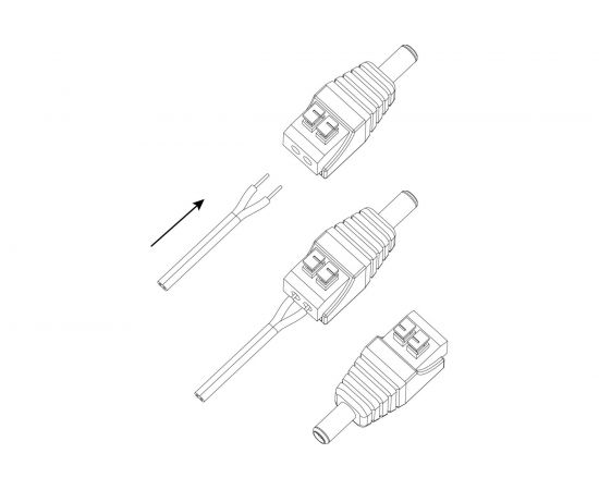 Разъем питания ЭРА R-DC03 штекер, DC, 2.1х5.5, с быстрозажимной колодкой Б0048310 – изображение 3