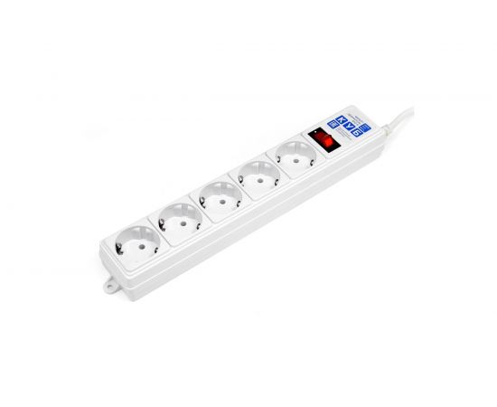 Фильтр-удлинитель Power Cube PC Отк. Уп.1,9м 5р, бел. 10А/2,2кВт SPG-B-6-WHITE – изображение 3