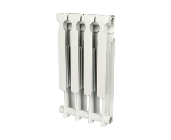 Алюминиевый радиатор ROMMER Optima 500 4 секции RAL9016 89556 – изображение 3