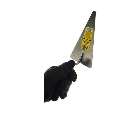 Кельма бетонщика нержавеющая сталь, треугольник НАШ ИНСТРУМЕНТ 180мм /Р/ 020310-007 – изображение 3