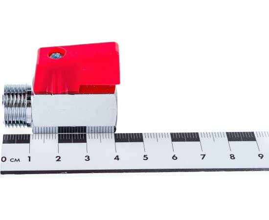 Шаровой кран ITAP MINI рукоятка-флажок, резьба нр-вр 3/8" /20/320/ 126/3/8 1260038 – изображение 4