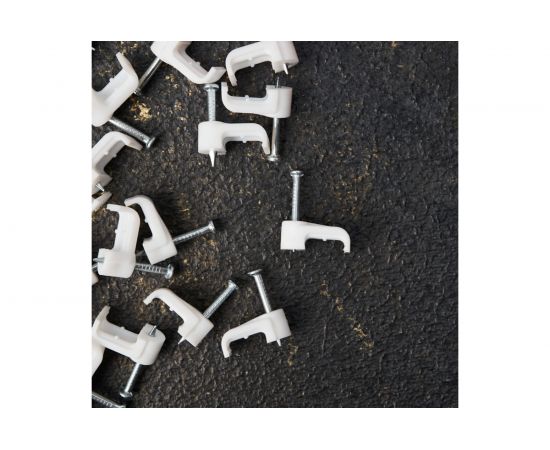 Плоский крепеж кабеля REXANT 10x3 мм, белый упак. 50 шт 07-4209 – изображение 6