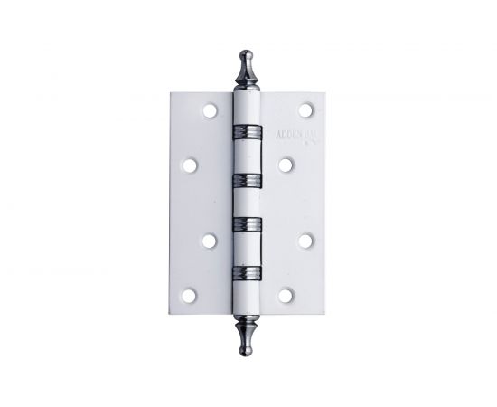 Дверная петля с четырьмя подшипниками ADDEN BAU 100X70X2.5 4W WHITE / CHROME 940000001491 