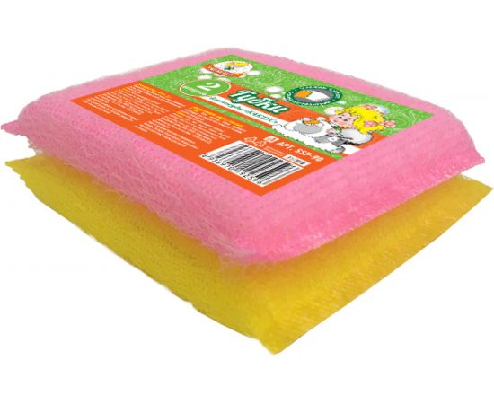 Губки для посуды Умничка КАКТУС 2 шт. SSP-90 