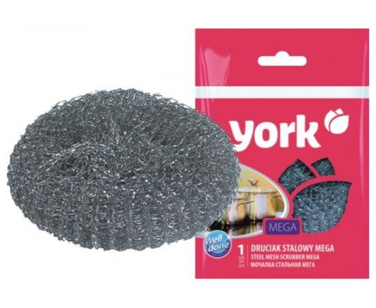 Губка YORK МЕГА из нержавеющей стали 003030 