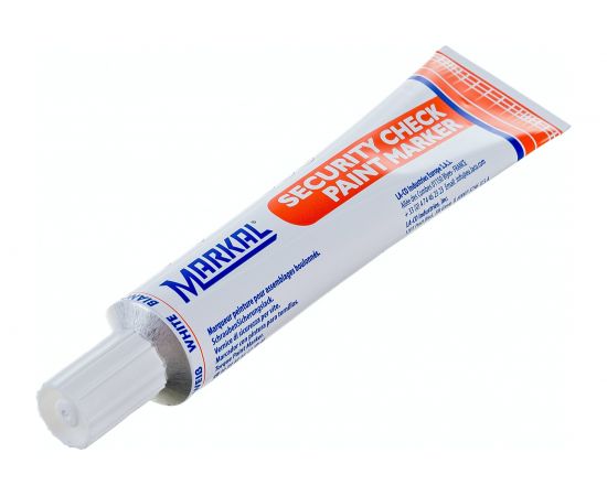 Маркер-краска для пломбирования Markal Security Check, белый 96668 