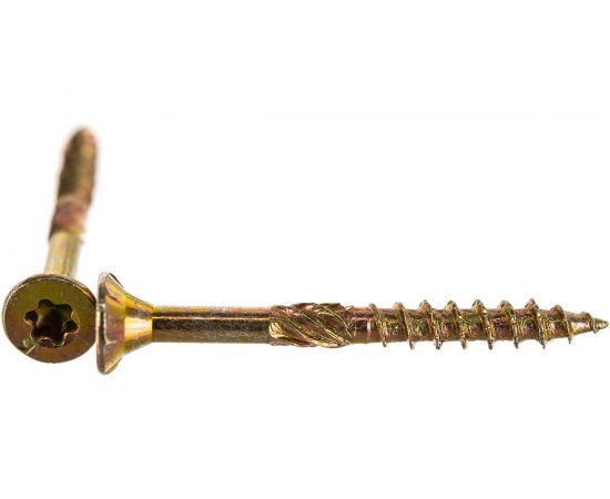 Конструкционный шуруп ЕВРОПАРТНЕР для дерева с фрезой потай ж/п Torx 15, 3.5х35 25шт T2 0639 1 