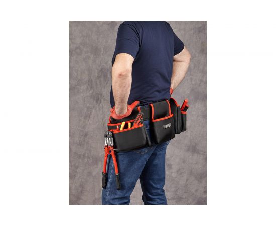 Двухсекционная усиленная сумка-пояс с двухшпеньковым ремнем EKF С-12 Master c-12 – изображение 14