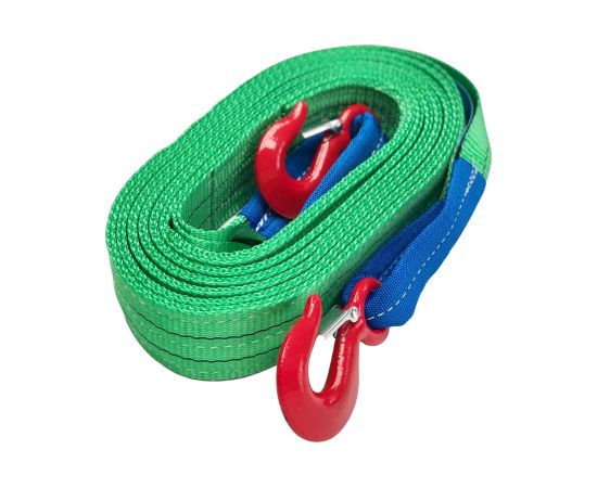 Буксировочный ленточный трос ТРАСТ БТЛ-14 крюк-крюк, 14тн/5м 4687202126101 – изображение 2