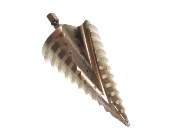 Сверло по металлу шаговое спиральное (4-39 мм; 13 ступеней; Р6М5) Hardcore 144439 – изображение 2