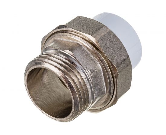 Комбинированная муфта VALFEX PP-R белая, разъем 25х1 дюйма НР 10156225 127-0225 – изображение 2