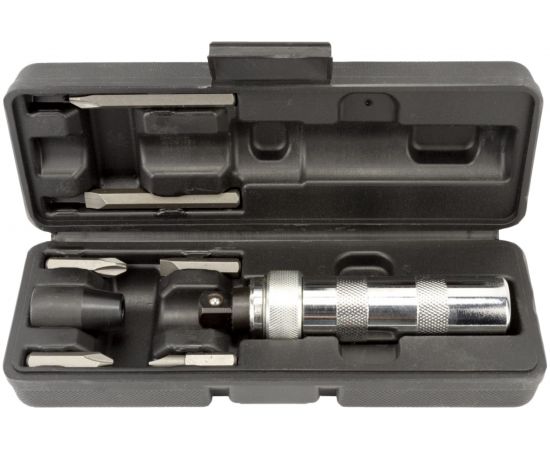 Ударная отвертка АвтоDело хром 6 насадок футляр 40002 10296 – изображение 2