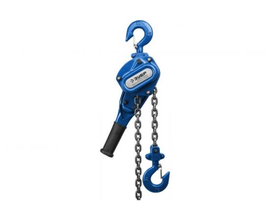 Цепная таль Зубр Профи, рычажная 1т/1.5м 43090-1_z01 – изображение 2