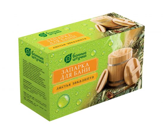 Запарка для бани Банные Штучки Листья эвкалипта, 20 фильтр-пакетов 30017 – изображение 2