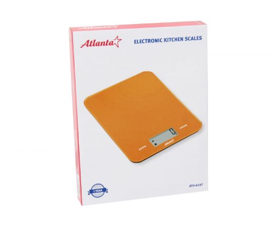 Кухонные электронные весы Atlanta ATH-6197 orange – изображение 3