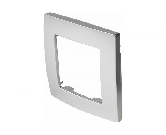 Рамка ЭРА 12-5001-03 на 1 пост, алюминий Б0014743 – изображение 3