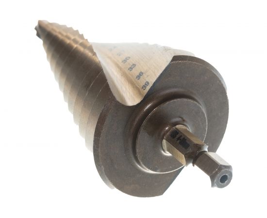 Сверло по металлу шаговое спиральное (4-39 мм; 13 ступеней; Р6М5) Hardcore 144439 – изображение 3