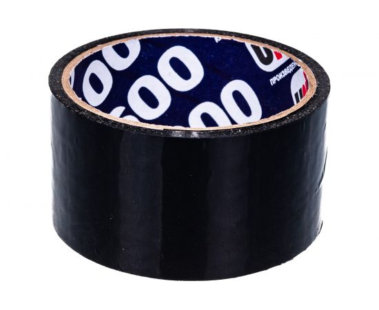 Упаковочная клейкая лента UNIBOB 600 черная 48 мм х 24 м, 45 мкм 214945 – изображение 3