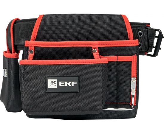 Двухсекционная усиленная сумка-пояс с двухшпеньковым ремнем EKF С-12 Master c-12 – изображение 4