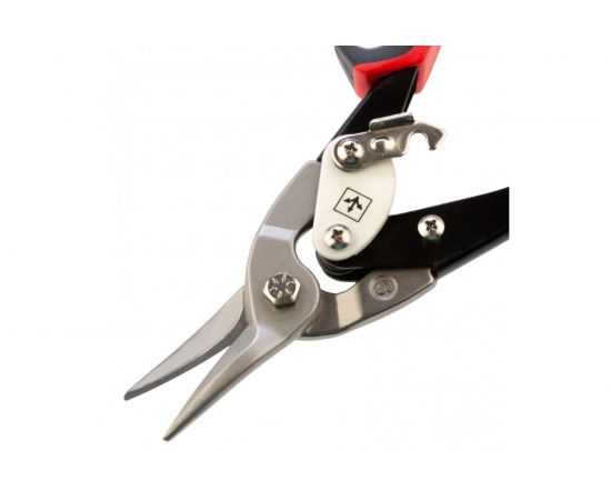 Ножницы по металлу Matrix PRO 250 мм, прямой рез, сталь CRMO, двухкомпонентные рукоятки 78322 – изображение 5