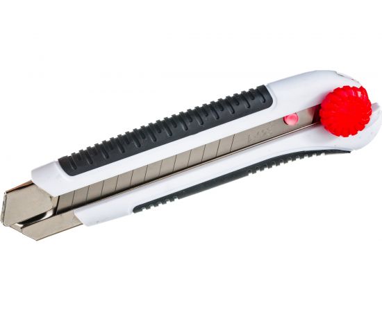 Нож со сменным лезвием Монтажник 25мм, обрезиненный, ABS+TPR 600508 – изображение 5