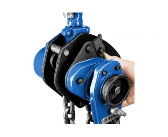 Цепная таль Зубр Профи, рычажная 1т/1.5м 43090-1_z01 – изображение 5