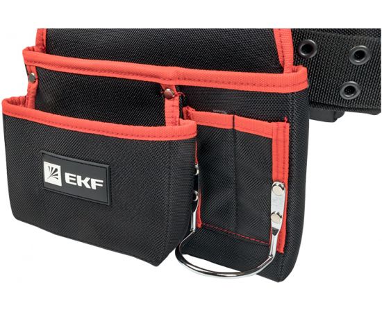 Двухсекционная усиленная сумка-пояс с двухшпеньковым ремнем EKF С-12 Master c-12 – изображение 9
