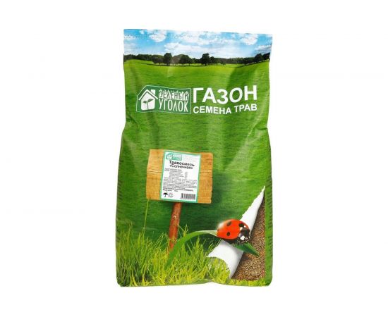 Семена газона Зеленый уголок травосмесь Солнечная, 10 кг 4660001291034 