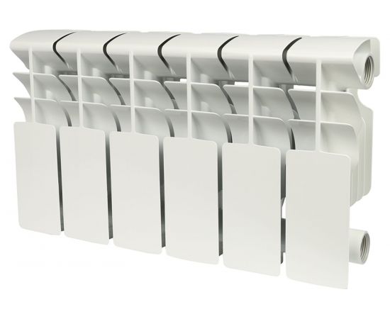 Алюминиевый радиатор ROMMER Plus 200 6 секций RAL9016 89989 