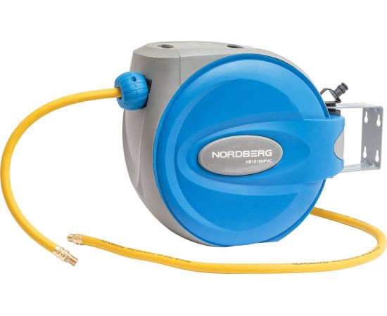 Шланг воздушный на катушке, гибридный PVC 9.5х15.5 мм, 15+1 м NORDBERG HR1015HPVC 
