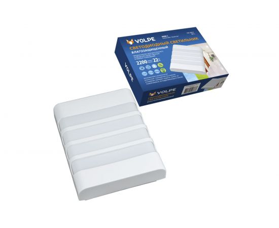 Влагозащищенный светодиодный светильник Volpe ULW-Q280 22W/4000K/S01 IP65 WHITE UL-00006710 