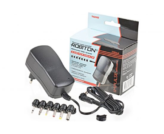 Импульсный адаптер/блок питания ROBITON TN2250S 2250мА BL1 16035 