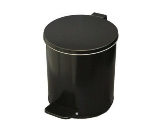 Урна с педалью Титан Мета 7л, черный 4607078089706 