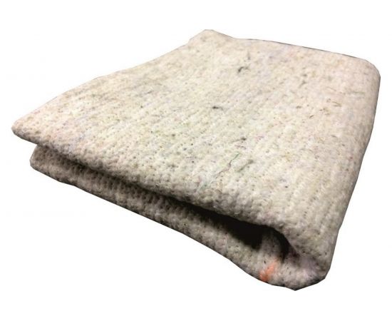 Тряпка для пола EUROHOUSE 160 г/м2, ХБ, 50х50 см, с оверлоком, белая 13952 