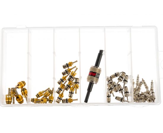 Набор золотников для кондиционера R12/R134A, 51шт JTC-JW0878 