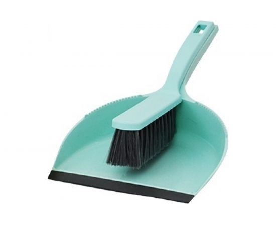Набор для сухой уборки InLoran совок+щетка, мятный SO-150TF 